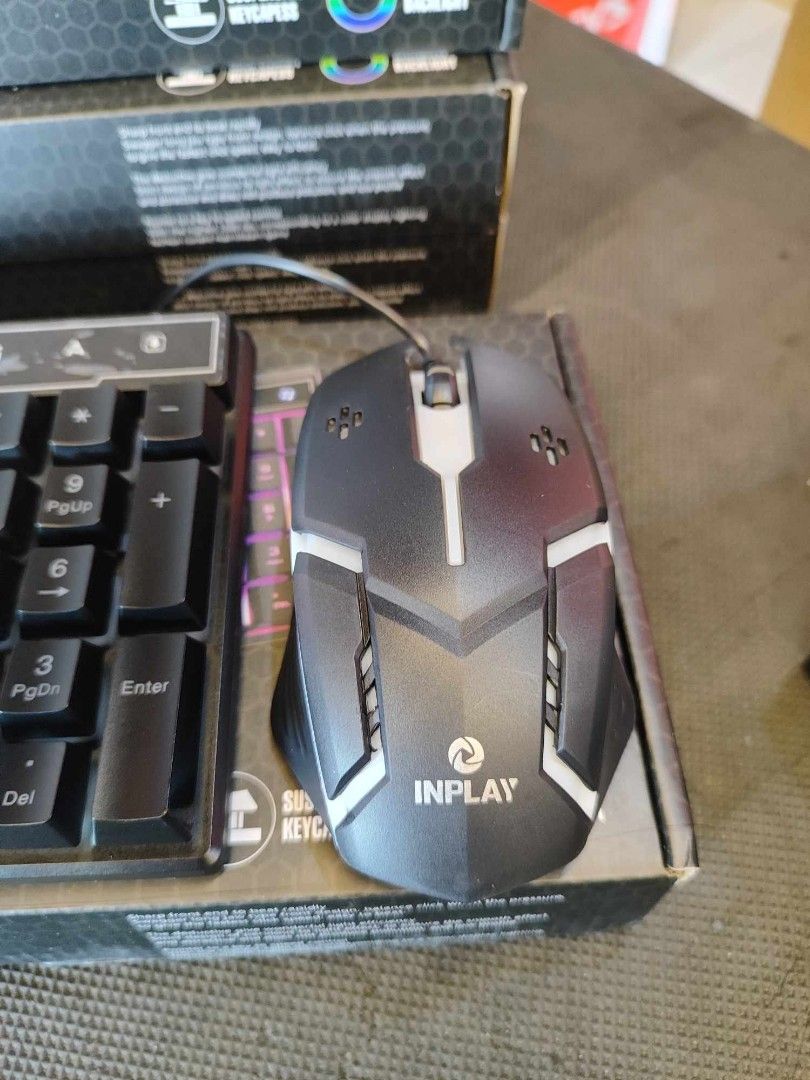 Inplay STX360 Rainbow Backlight Keyboard and Mouse Combo Black (Category: Computer Keyboard) located in Makati City. Submitted by slaccessoriesshop (Listing ID 1369371589, Image 3). Description: Inplay STX360 Rainbow Backlight Keyboard and Mouse Combo Black 💥 ELECTRONICS, COMPUTER ACCESSORIES AND APPLIANCES 💥 All Items - Original / Brand New / Sealed We issue SALES INVOICE With WARRANTY RECEIPT With TECHNICAL SUPPORT Accepting BULK ORDERS Same 