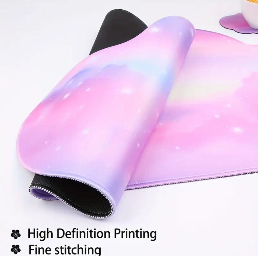Large 4pcs Cloud Mouse Pad Set (Category: Mouse & Mousepads) located in Caloocan City. Submitted by thestylishera (Listing ID 1369349540, Image 3). Description: BRAND NEW 4pcs Cloud Mouse Pad Set, Large Mouse Pad, Keyboard Wrist Guard, Wrist Rest Mouse Pad, and Coaster Set, Ergonomic Computer Desk Wrist Guard, for Home/Office/Game.