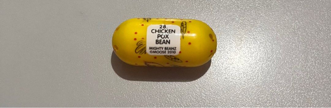 Mighty Beanz “Chicken Pox Bean” (Category: Designer & Blind Box Toys) located in Quezon City. Submitted by pwrproductions (Listing ID 1369345106, Image 3). Description: .