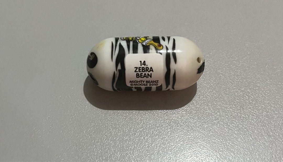 Mighty Beanz “Zebra Bean” (Category: Designer & Blind Box Toys) located in Quezon City. Submitted by pwrproductions (Listing ID 1369331418, Image 3). Description: .