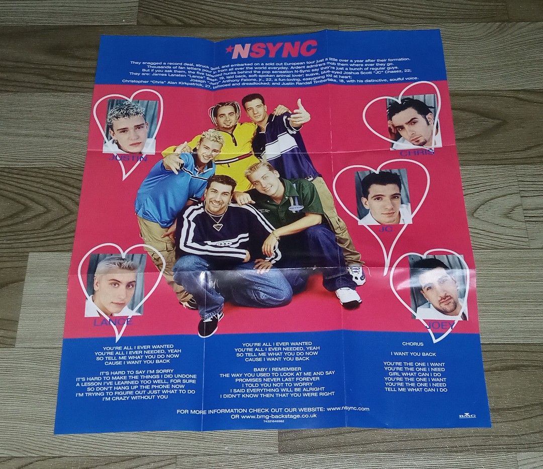 NSYNC - I WANT YOU BACK MAXI CD SINGLE WITH FREE POSTER (Category: CDs & DVDs) located in Talavera. Submitted by thalifan46 (Listing ID 1369485477, Image 2). Description: NSYNC - I WANT YOU BACK MAXICD SINGLE 3 TRACK WITH FREE FOLDED POSTER MADE IN EU.. NOTE : WAG NA LANG MAG MESSAGE KUNG HINDI NAMAN INTERESADO SA ITEM AT HANAP LANG AY KAKWENTUHAN.. WHAT YOU SEE IS WHAT YOU GET 100% ORIGINAL AUTHENTIC.. MOP : GCASH OR PALAWAN.. COURIER :LBC, JRS,