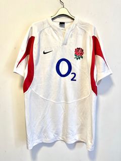 瑕疵貨大平賣🔮Nike O2 rugby union jersey vintage白色波衫sport tee t shirt white629785907301151122