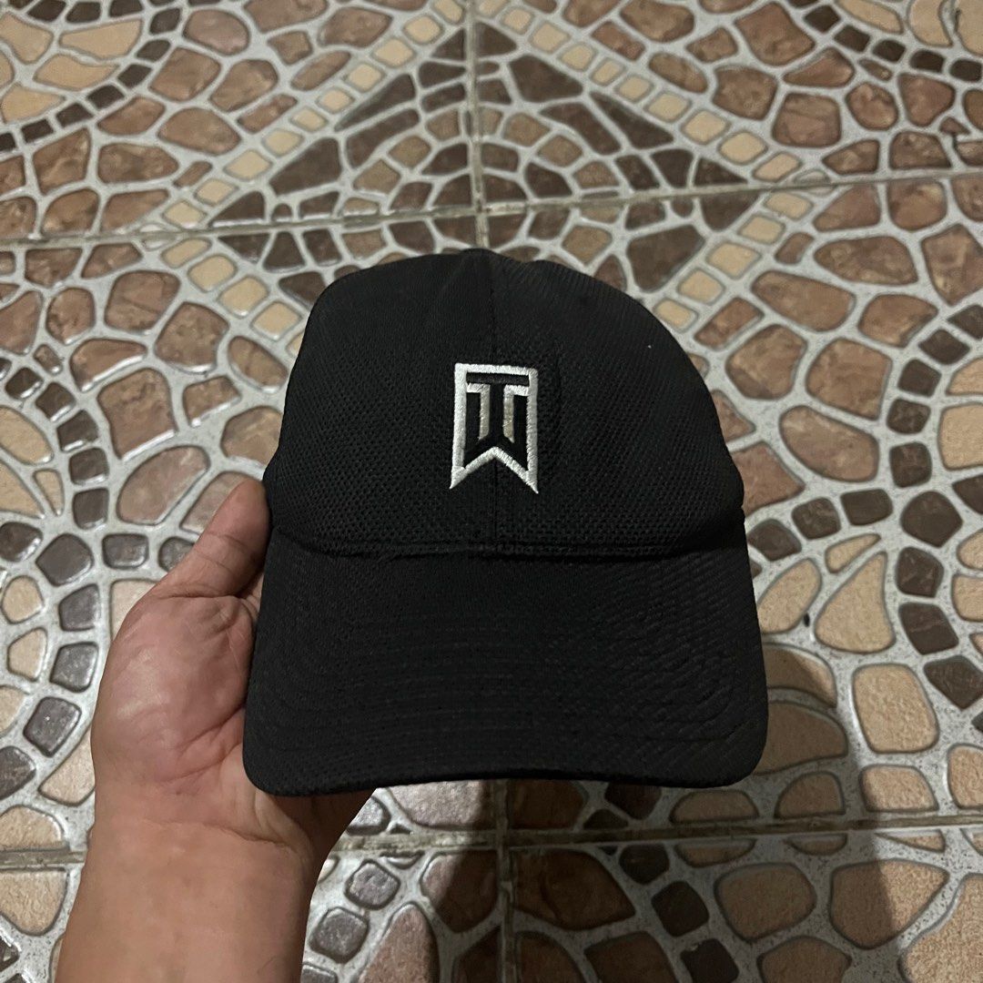 Topi Nike Golf Cap Tiger Woods Nike Tiger Wood TW Logo Built Up