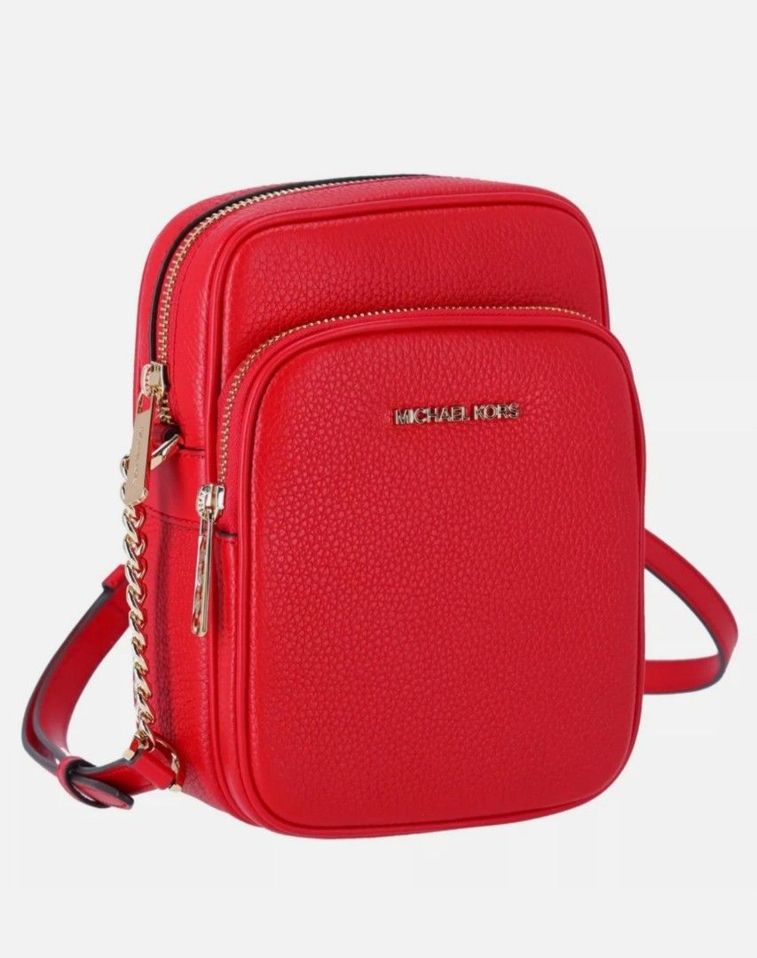 ORIG BRANDNEW MK FLIGHT BAG (Category: Shoulder Bags) located in Baguio. Submitted by msgold2601 (Listing ID 1369489645, Image 1). Description: ORIG MK FLIGHT BAG RED PEBBLED LEATHER.