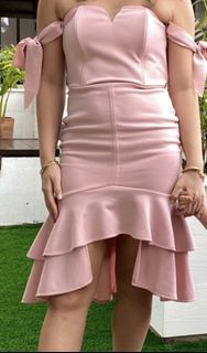 Pink Cocktail Dress / Wedding Guest