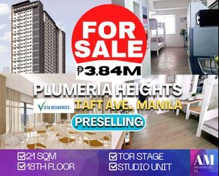 Plumeria Heights Taft Ave, Manila Studio for sale