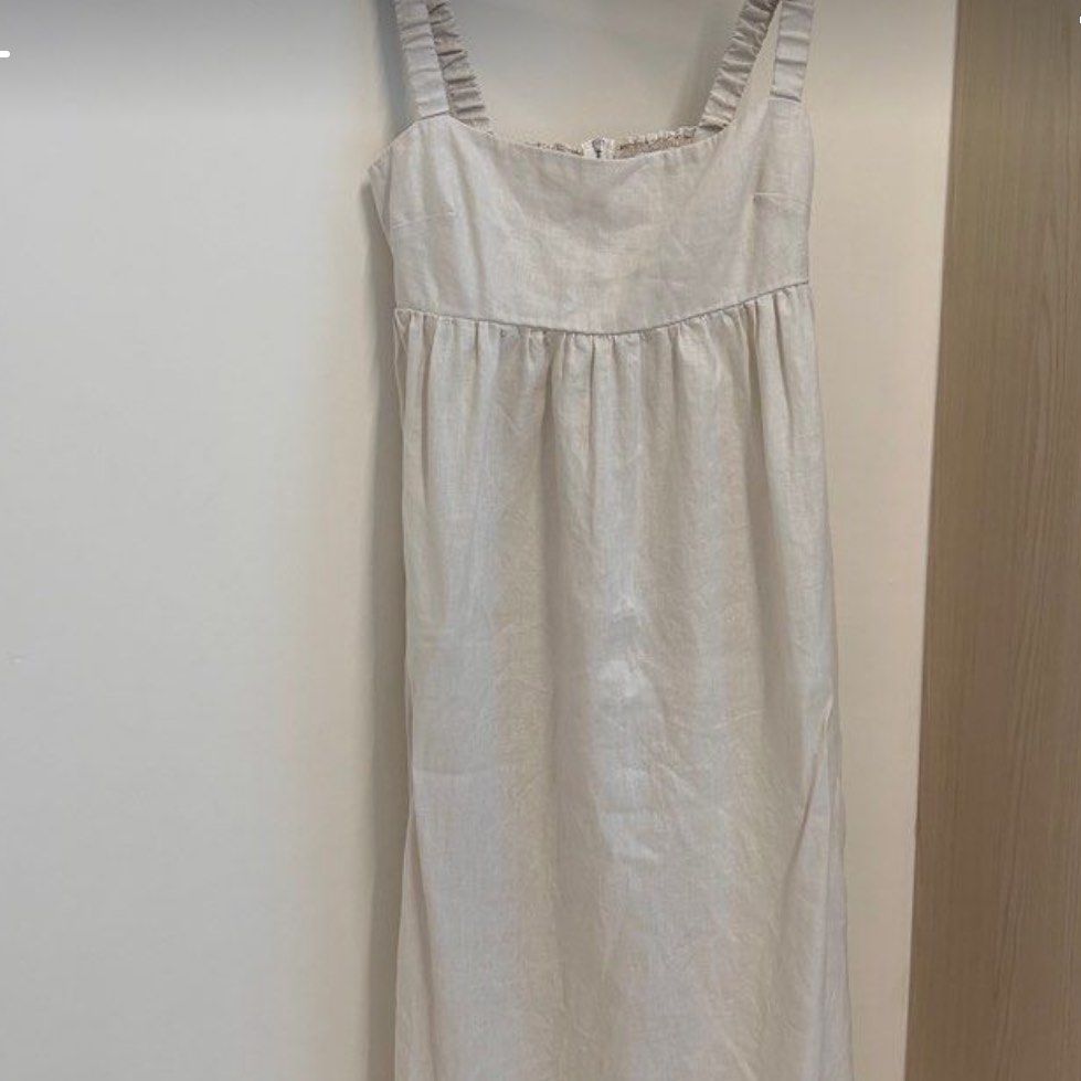 REFORMATION tana linen dress, Women's Fashion, Dresses & Sets, Dresses on  Carousell