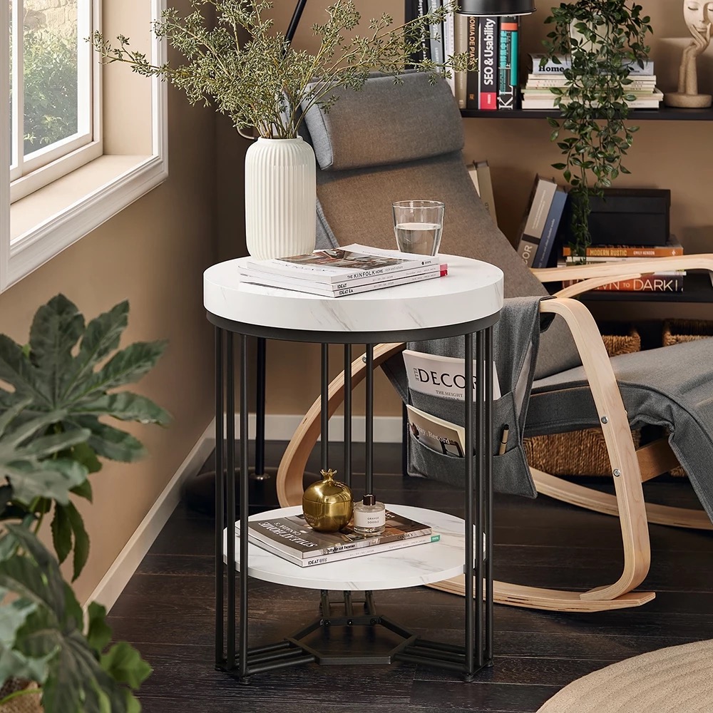Round Side Table | Living Room Table | Coffee Table | Modern Round ...