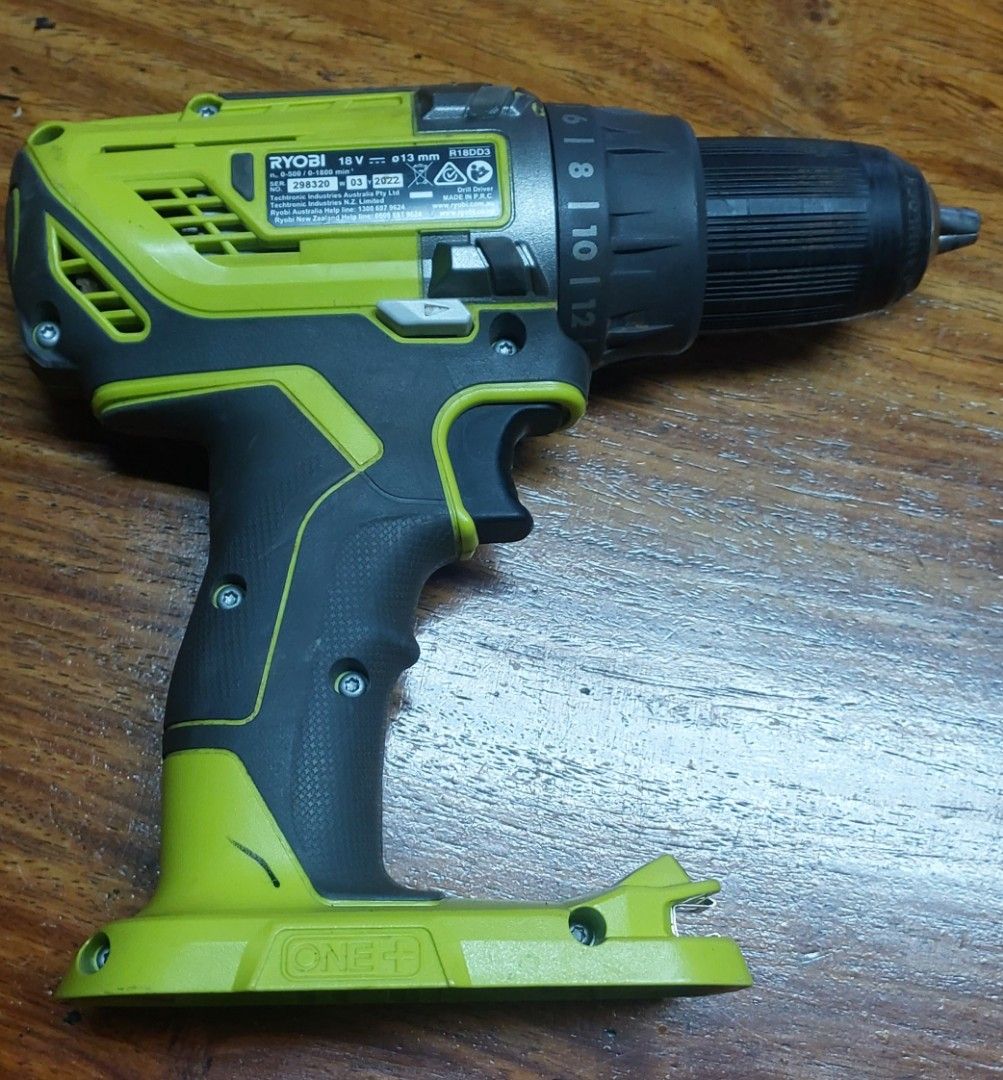 RYOBI One+ R18DD3 Cordless Drill (Category: Construction Tools & Equipment) located in Manila. Submitted by pocholo_ramirez (Listing ID 1369398049, Image 3). Description: Ryobi One+ R18DD3 Drill Tool Only No battery and no charger included Espana Manila Area/Floridablanca Pampanga.