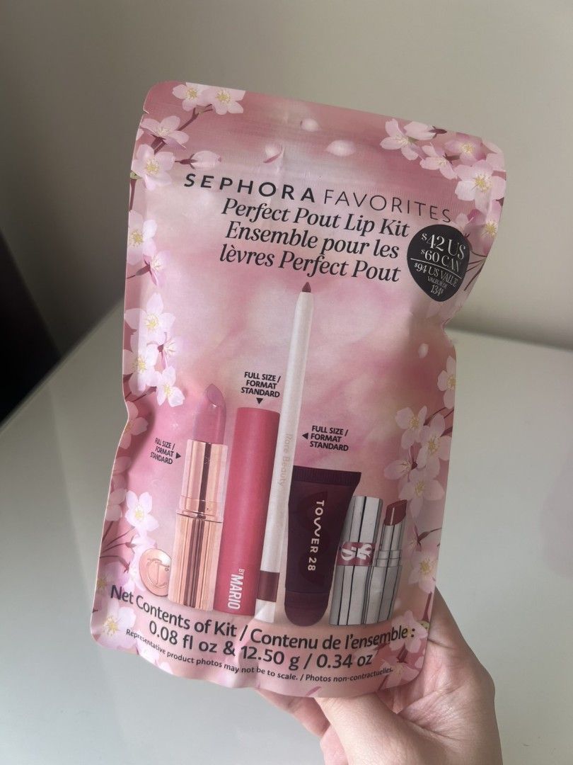 Sephora Perfect Pout lip kit (Category: Makeup) located in Manila. Submitted by arianne0828 (Listing ID 1369321910, Image 2). Description: sealed pouch sephora lip set pickup : binondo.