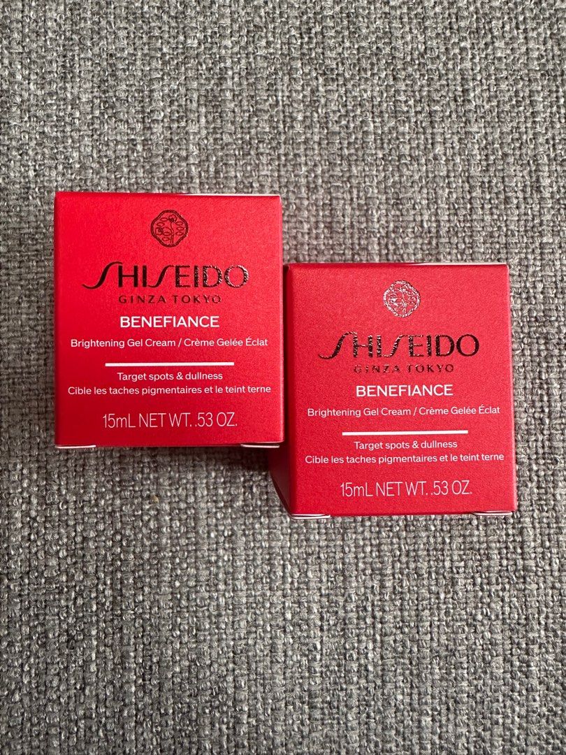 2樽$150)SHISEIDO BENEFIANCE brightening Gel Cream 高效亮肌啫喱乳霜不議價非誠勿擾, 美容＆個人護理,  健康及美容- 皮膚護理, 面部- 面部護理- Carousell