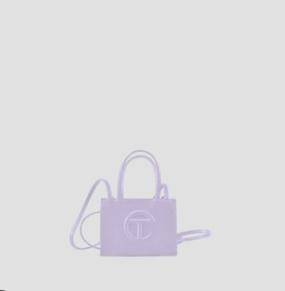 Small Telfar Bag in Lavender (Category: Cross-body Bags) located in Angeles City. Submitted by shell01 (Listing ID 1369377596, Image 1). Description: With dust bag and removed tags .