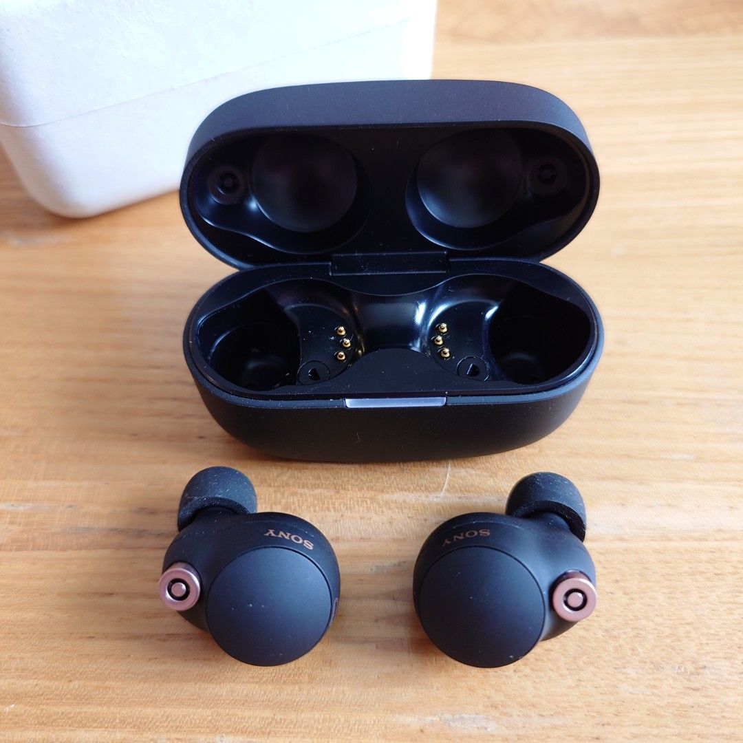 Sony WF-1000XM4 (Category: Earphones) located in Singapore. Submitted by sanfongo (Listing ID 1369378365, Image 1). Description: Still in good working condition. Reason selling because I upgraded to other earphones. Extra sizes earbuds are new (unused). Come with box and original content. See photos Bought it in July 2023. Not interested in trading with other items. Meet at Bishan MRT or at my block in Bishan Sony wf1000xm4 bluetooth earphones ea