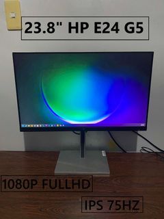 24" HP E24 G5 Borderless FullHD 1080p IPS 75hz Frameless  Monitor