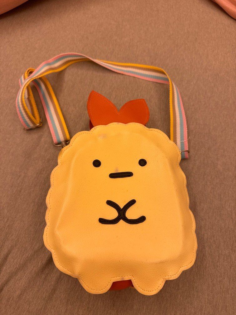 由 helaberry (刊登 ID 1369515445，圖片 1) 提交，位於 台北市 (Taipei) 的 角落生物～炸蝦妹側背包 (類別：嬰兒及兒童流行時尚)，說明：如圖，高標請繞道。