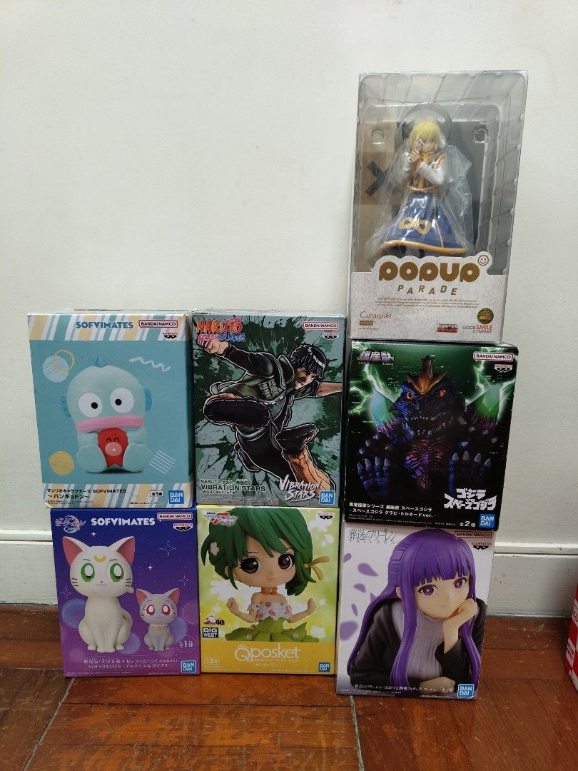 全新 長闊盒 PoPup 鎮座獸 火影 女 Figure 全走不散, 興趣及遊戲, 玩具 & 遊戲類 - Carousell