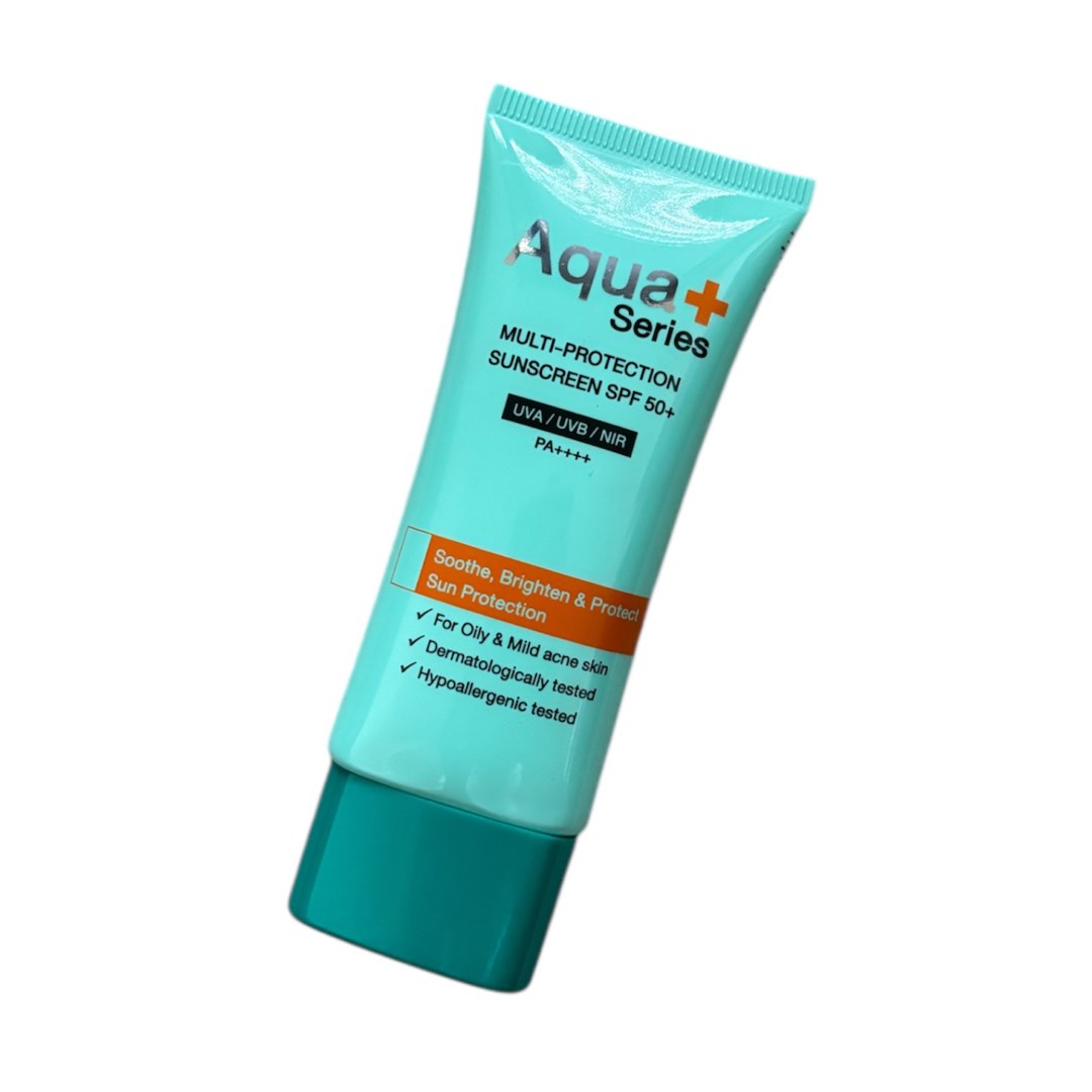 AQUA+ Series - Multi Protection Sunscreen SPF 50+, Kesehatan ...