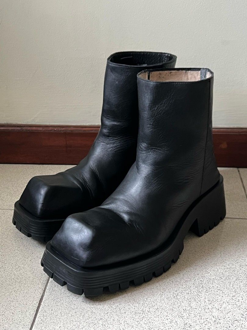 『美品』BALENCIAGA Trooper boots black 17336688_54475531_600.jpg
