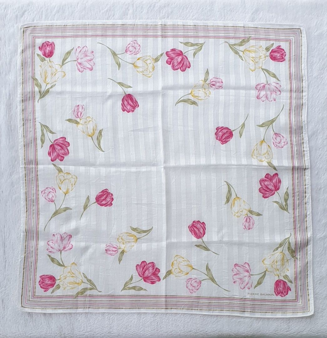 BALMAIN hankie (Category: Scarves) located in Tagum. Submitted by minimelstuff (Listing ID 1369618316, Image 1). Description: unused condition pierre balmain size on pics.
