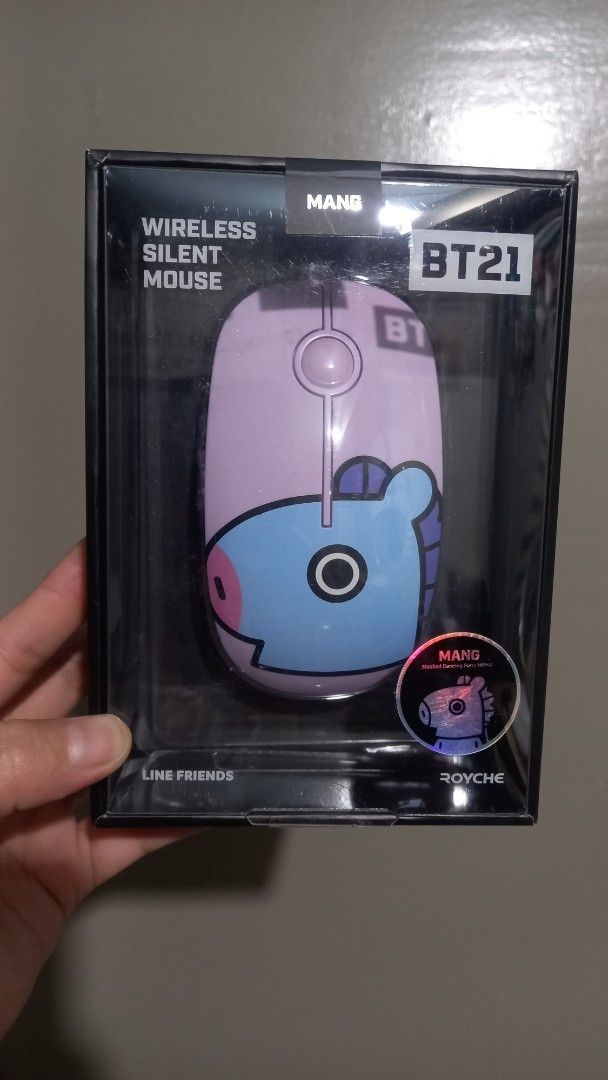 BT21 Retro Mouse-Mang (Category: Mouse & Mousepads) located in Las Pinas. Submitted by mileys_05 (Listing ID 1369645805, Image 1). Description: BT21 Retro Mouse-Mang. Onhand from Korea. New and Sealed..