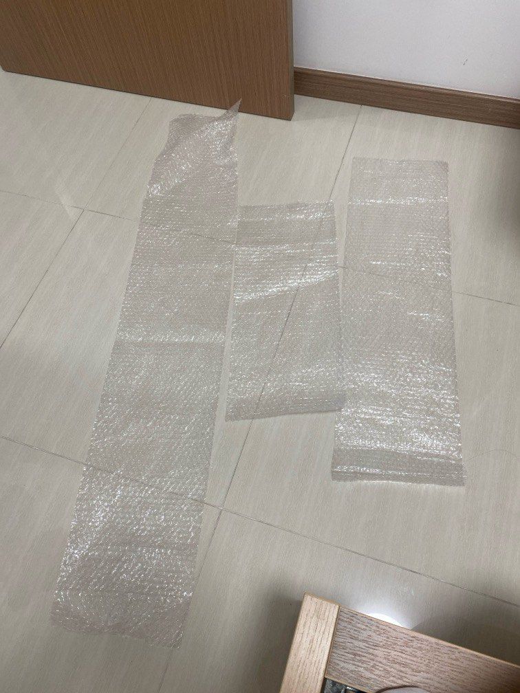 Bubble wrap (Category: Other Stationery & Craft) located in Singapore. Submitted by taetrbl (Listing ID 1369592528, Image 1). Description: Bubble wrap from parcels delivered.