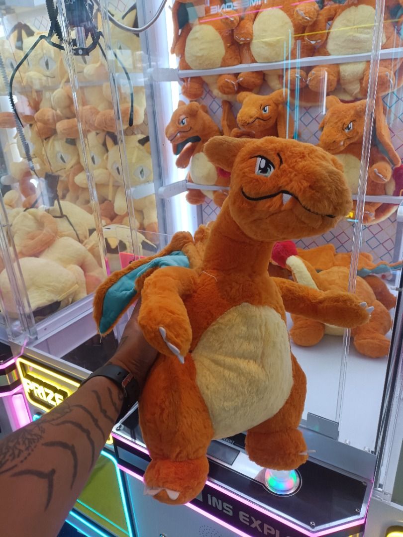 Charizard Giant Plush Negotiabke Price (Category: Plushies & Soft Toys) located in Quezon City. Submitted by kuyaclaw (Listing ID 1369560845, Image 1). Description: 700 pesos only Meet up SM Southmall or Alabang Shipping - shoulder by Buyer.