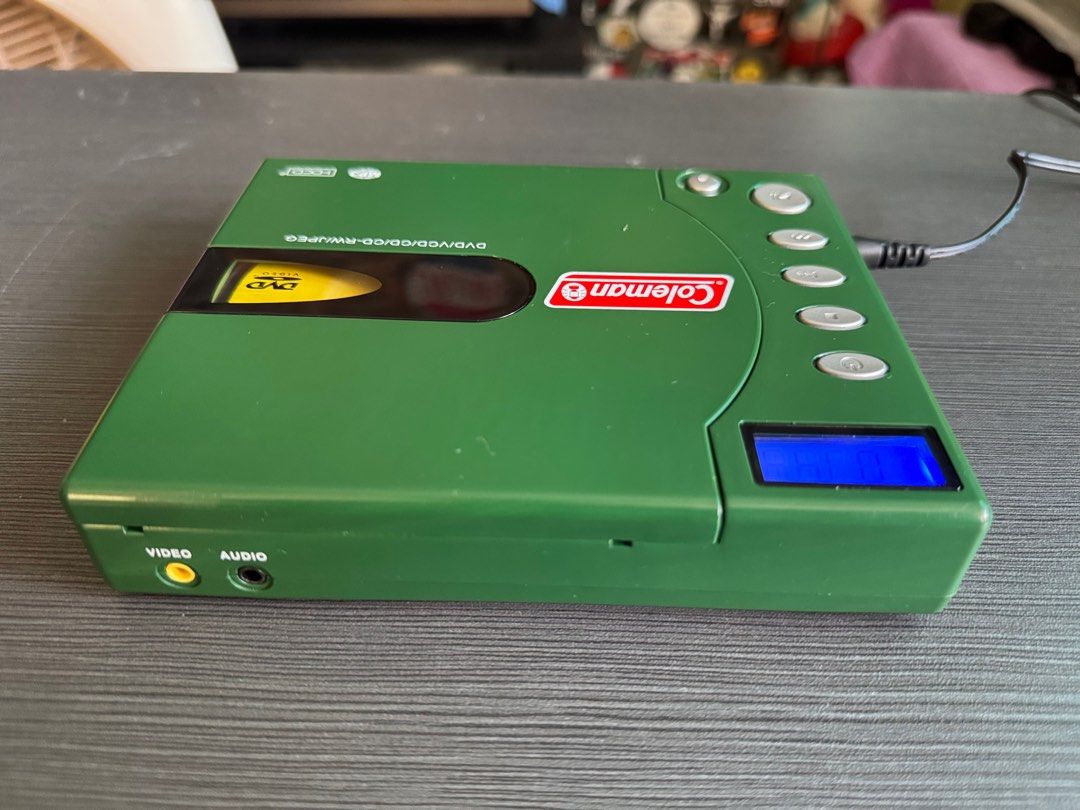 Coleman CD/DVD Player (Category: Portable Music Players) located in Pasig City. Submitted by JMToysandCollectibles (Listing ID 1369540564, Image 2). Description: Coleman CD/DVD Player PHP4,500 Working Fixed Volume With Replacement Remote Only Sure Buyer’s PM For Video Demo Pick up or Delivery via Lalamove/ Grab MOP: Gcash/BPI/ BDO.