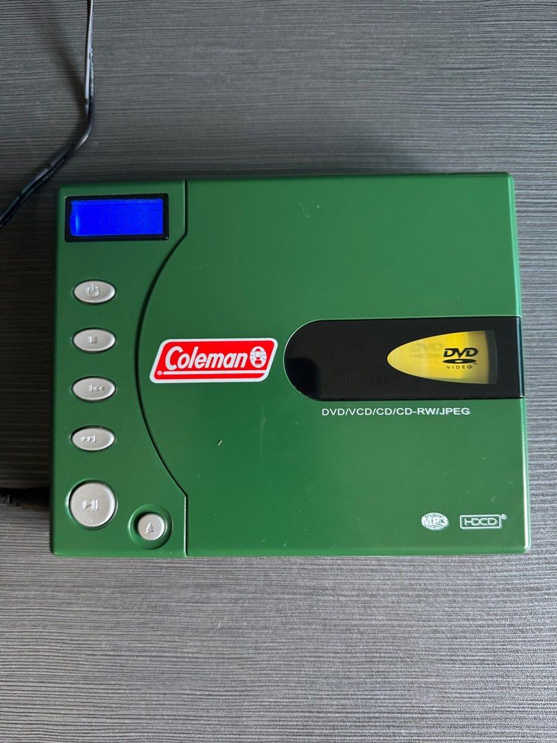 Coleman CD/DVD Player (Category: Portable Music Players) located in Pasig City. Submitted by JMToysandCollectibles (Listing ID 1369540564, Image 1). Description: Coleman CD/DVD Player PHP4,500 Working Fixed Volume With Replacement Remote Only Sure Buyer’s PM For Video Demo Pick up or Delivery via Lalamove/ Grab MOP: Gcash/BPI/ BDO.
