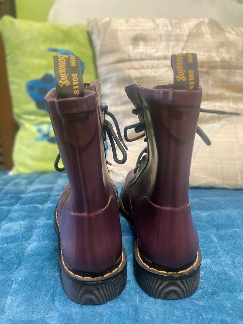 Doc Martens Purple Boots (Category: Boots) located in Pasig City. Submitted by bauchell (Listing ID 1369573476, Image 3). Description: Doc Martens Purple Boots . Used twice then stored. Price is negotiable..