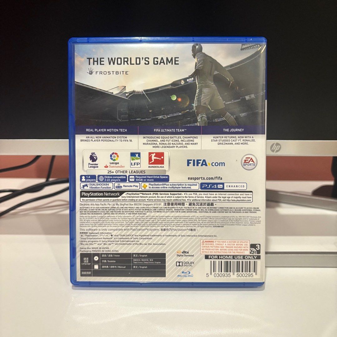 FIFA 18 PS5 (Category: PlayStation) located in Las Pinas. Submitted by audsssss (Listing ID 1369633705, Image 2). Description: .