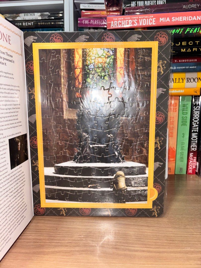 Game of Thrones Jigsaw Puzzle Book (Category: Storybooks) located in Bustos. Submitted by bookhut (Listing ID 1369656349, Image 2). Description: How to pay? MOP💰- GCASH, Maya, Unionbank 24 Hours Reservation What are the MOD? MOD 📦 - Tiktok and Shapi Check out, J&T, & LBC COP (for shipping only) .