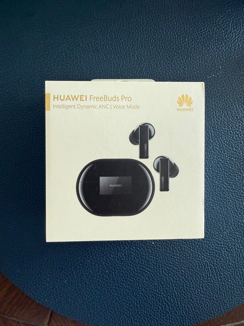 Huawei Freebuds Pro (Carbon Black) (Category: Earphones) located in Singapore. Submitted by callietoystore (Listing ID 1369567105, Image 1). Description: Huawei Freebud Pro in Carbon Black Color. Only opened to test out. - Hybrid active noise cancellation - Intelligent dynamic ANC - Astonishing sound in every moment - Feel the breeze, not the noise - Dual-antenna, seamless connection.