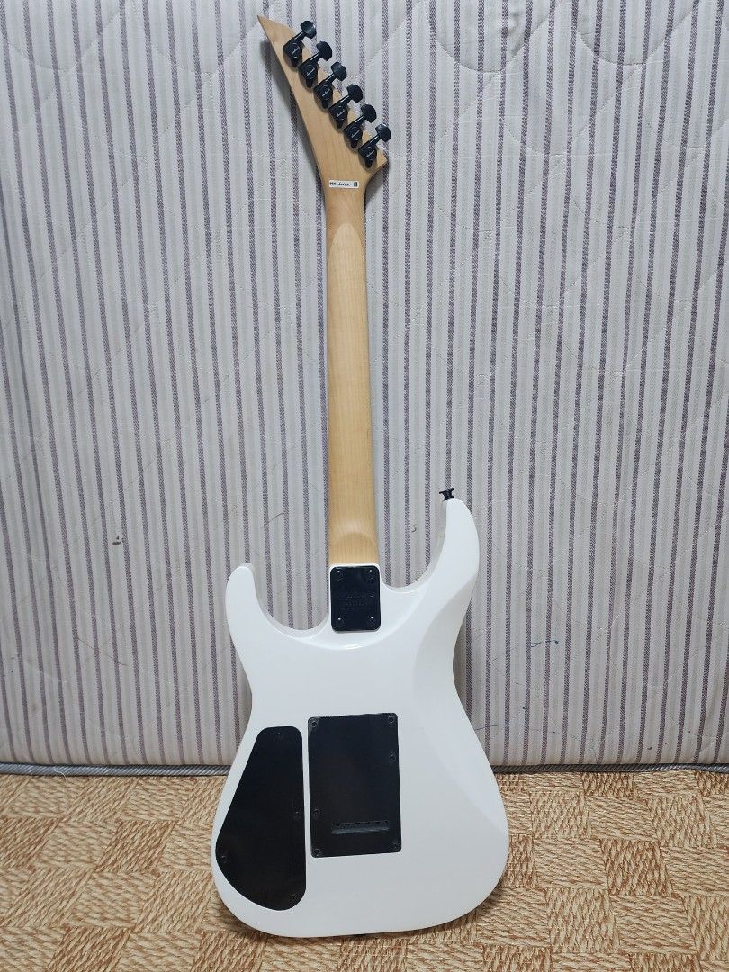 Jackson electric guitar with Orange amplifier (Category: Musical Instruments) located in Manila. Submitted by kuyawill07 (Listing ID 1369634699, Image 2). Description: Slightly used Jackson electric guitar with Orange amplifier. Bought at JB Music Robinsons Manila Oct. 2023 as birthday gift to daughter but she has no interest in guitars. As is where is basis. Included: tuner, fender pick, guitar cable and amplifier cable Not included: guitar stra