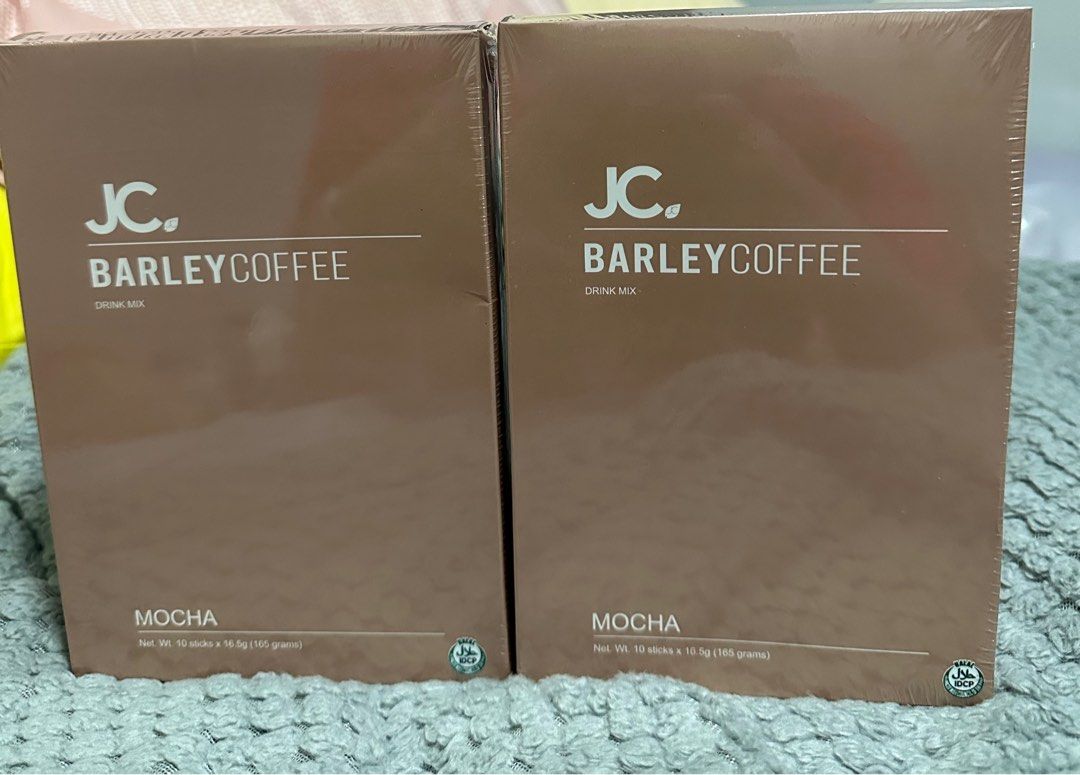 JC BARLEY COFFEE MOCHA (Category: Health Food, Drinks & Tonics) located in Manila. Submitted by lyndseydea (Listing ID 1369657485, Image 1). Description: ONHAND‼️ JC Barley Coffee Mocha is a unique blend of coffee and organic barley grass, offering a range of benefits and features that make it a compelling choice for daily consumption. Here are the key points: • Ingredients and Blend: • Arabica and Robusta Beans: Provides a rich coffee flavor. • 