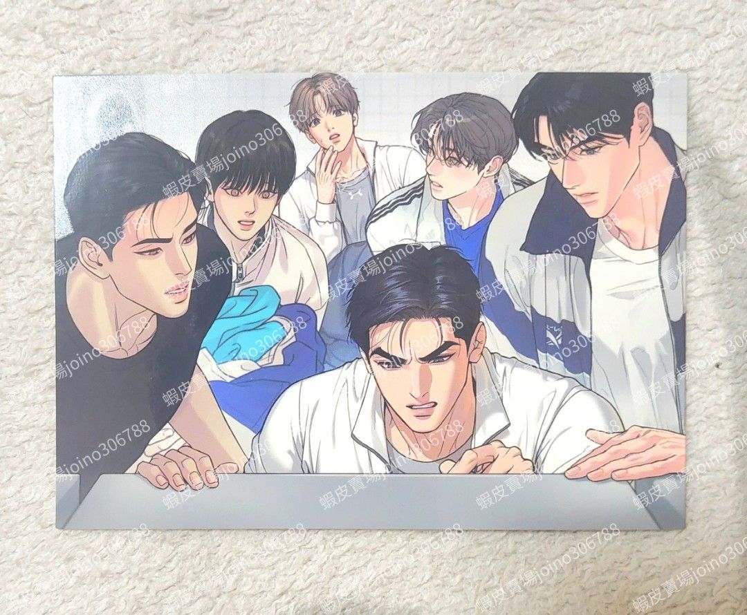 韓国BL レジン 夜画帳 フィルムパッケージ 4カット トレカ フォトカード