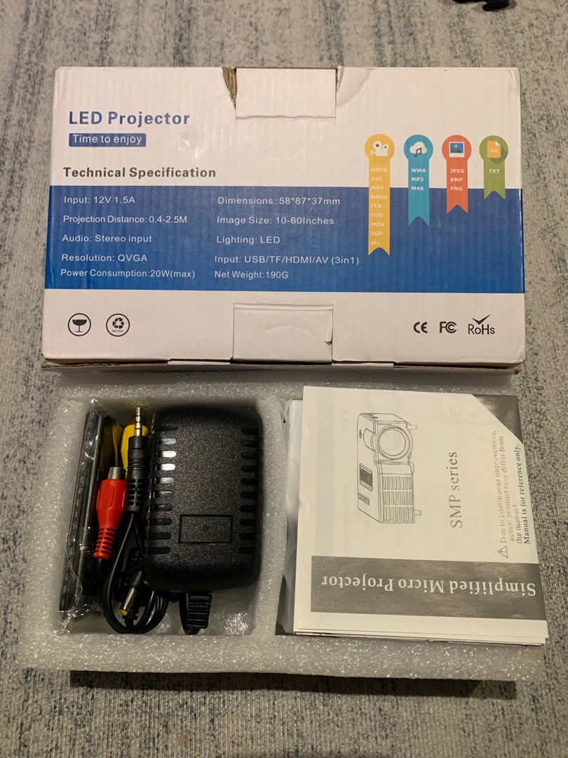 LED Projector, TV & Home Appliances, TV & Entertainment, Projectors on ...