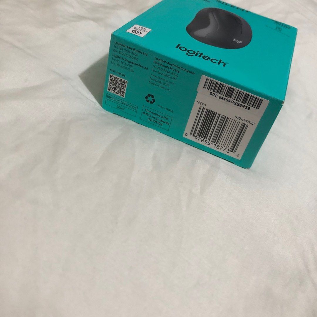 Logitech M240 Silent Bluetooth Mouse (Category: Mouse & Mousepads) located in Batangas. Submitted by sm_bentables (Listing ID 1369634814, Image 2). Description: 🔴 Brand New. Sealed 🔴 Silent touch technology 🔴 Compatible to all bluetooth enabled computers or mobile devices. 🩷 Note: I travel to BGC every second Wednesday of the month, so SDD can be possible if you are around Metro Manila, with a chance of cheaper shipping fees. 🩷 NO PF OR ANY 
