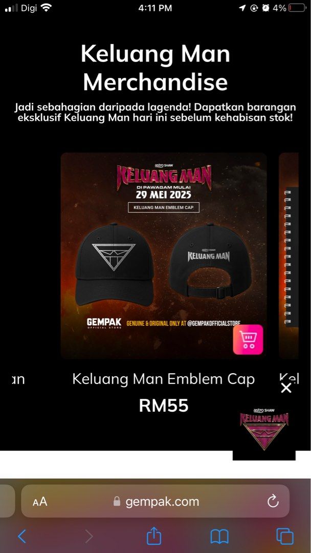 Mencari Topi Keluang Man (Category: Announcements) located in Bangi. Submitted by nadhir0870 (Listing ID 1369578238, Image 1). Description: Assalam saya mencari topi Keluang Man seperti gambar ini… siapa ada sila PM saya..