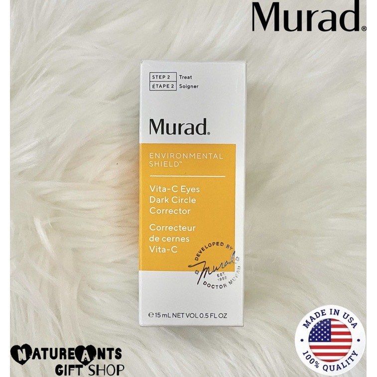 [MURAD] Environmental Shield | Vita-C Eyes Dark Circle Corrector (15 mL) (Category: Face Care) located in San Juan City. Submitted by natureantsshops (Listing ID 1369578235, Image 3). Description: ON-HAND Brand New Condition 100% Authentic and Excellent Quality Volume [mL]: 15 mL Expiration: None Gold-stabilized eye serum that fights the looks of dark circles in as little as 2 weeks. This helps improve the look of under-eye puffiness, as light-re