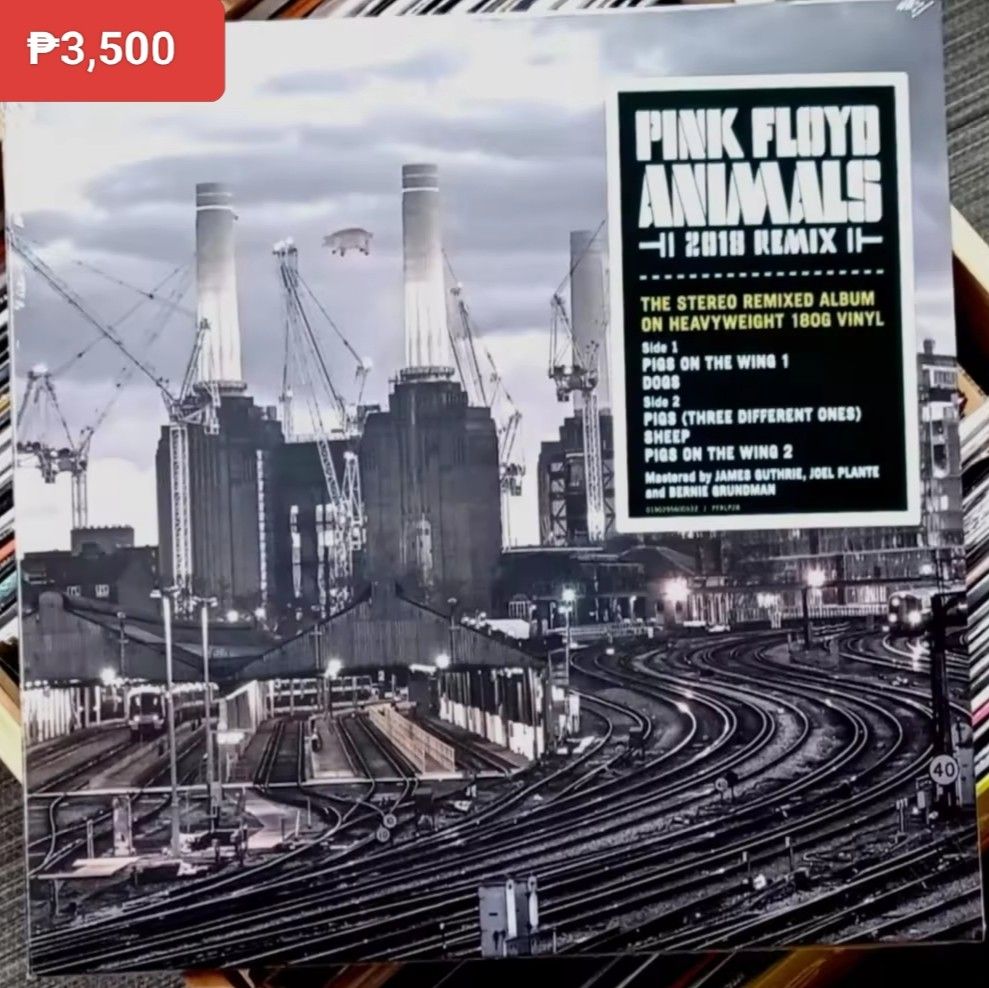 Pink Floyd – Animals (2018 Remix) Vinyl (Category: Vinyls) located in Manila. Submitted by jhenaloymerchandise (Listing ID 1369643072, Image 1). Description: Pink Floyd – Animals (2018 Remix) | Vinyl = ₱3,500 brand New sealed made in E.U..