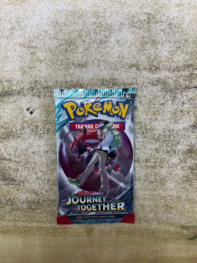 Pokemon TCG - Journey Together (Category: Raw Singles) located in Makati City. Submitted by dubblinfall (Listing ID 1369636506, Image 1). Description: Bought in 7-11. Decided to sell rather than open.