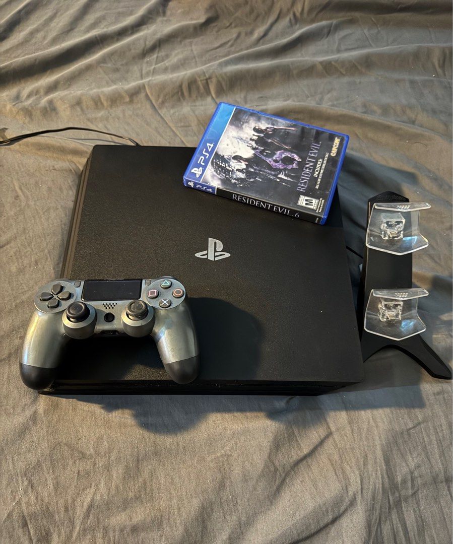 PS4 Pro 1TB with 1 controller (+ 1 CD) (Category: PlayStation) located in Pasig City. Submitted by robbiseraphin (Listing ID 1369513149, Image 2). Description: Selling: PS4 Pro 1TB Inclusives: - 1 OEM controller - 1 CD Resident evil 6 (can swap with my my other games) - Power chord wire - Latest Firmware - Warranty sticker intact ✅ = 7.5k Items are in Pasig, unli testing! 💯 —————— Message me for any questions sa FB or reach me at 09150578164. .
