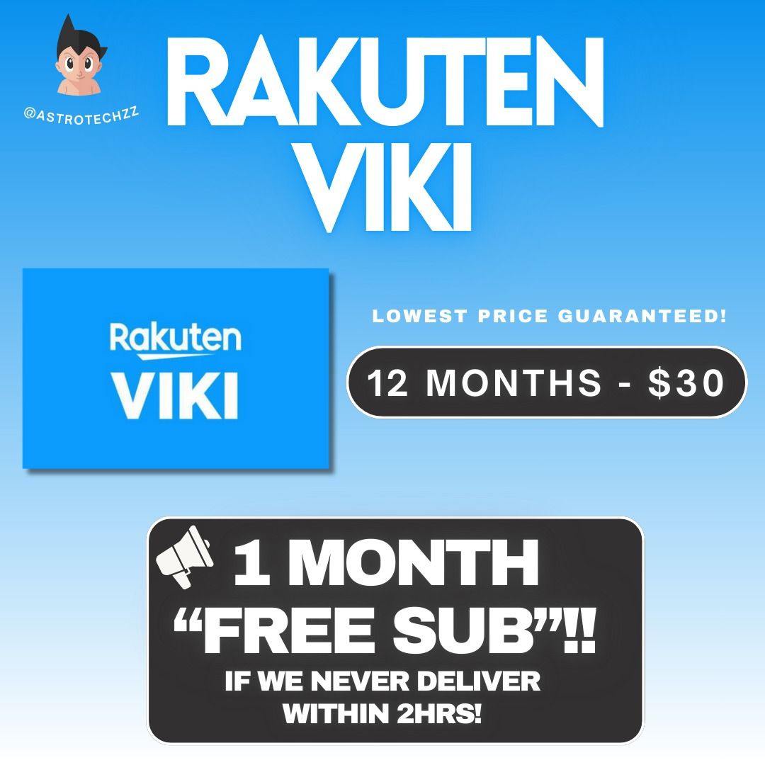 Rakuten Viki Gift Card 💕 HD Dramas, No Interruptions!, Video