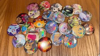 (‼️READ DESC‼️) Fanmade Pokémon Merch | Optional Pokemon Button Pin Bulk Cute Anik-Anik Trinkets