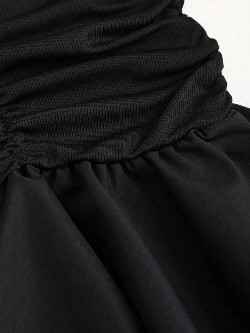 Shein black knit dress (Category: Dresses) located in Quezon City. Submitted by bealea2 (Listing ID 1369659251, Image 2). Description: Shein dress never been used. Rfs: wrong size..