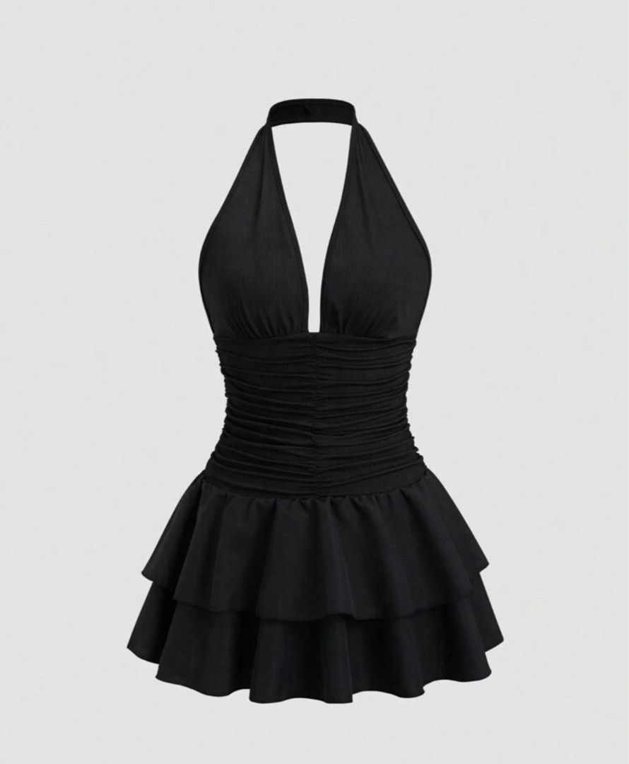 Shein black knit dress (Category: Dresses) located in Quezon City. Submitted by bealea2 (Listing ID 1369659251, Image 1). Description: Shein dress never been used. Rfs: wrong size..