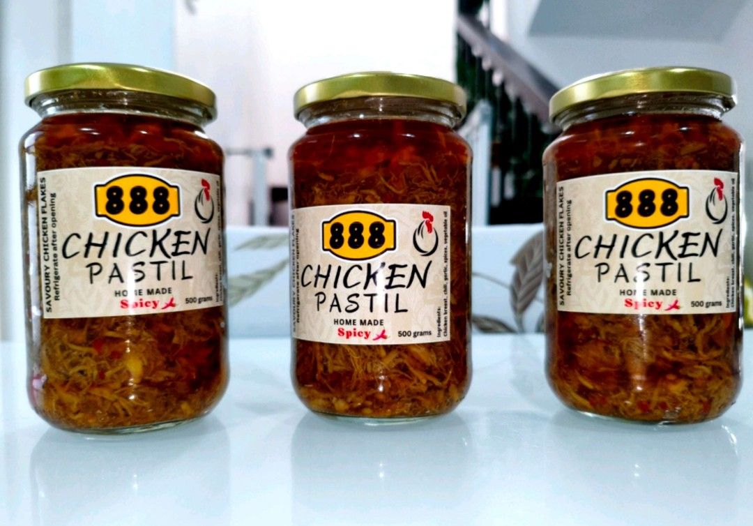 Special Chicken pastil 350 ml (Category: Packaged & Instant Food) located in Quezon City. Submitted by new_order (Listing ID 1369569888, Image 1). Description: Homemade, delectable gourmet pastil, no preservatives ✅✨ The pastil brand that won everyone's palate , that will make you addicted and wanna crave for more 😃😍 Best served with rice 🤤🤤🤤🔥🔥🔥🌶️🌶️🌶️ Available in : 220 ml , 350 ml , 500 tubs , 1kilo tubs. Flavors : Original, Mild 🌶️,