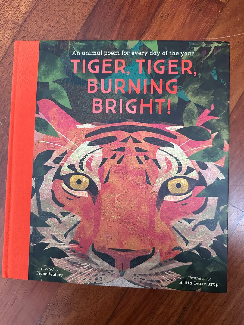 Tiger, Tiger, Burning Bright! An Animal Poem children book, Hobbies &amp; Toys, Books &amp; Magazines ...