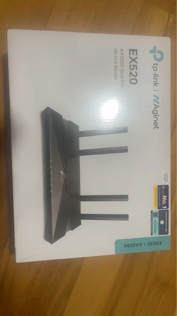 TP-Link EX520 AX3000 dual band WiFi 6 router632232912156191128