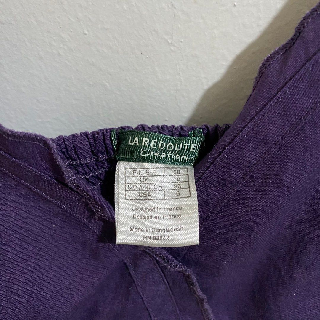 Violet y2k top (Category: Sleeveless) located in Cebu City. Submitted by elainedmd (Listing ID 1369659259, Image 3). Description: Good as new! Fits Medium-Semi L only ☁️ Last price posted 📍 Labangon, Cebu city.